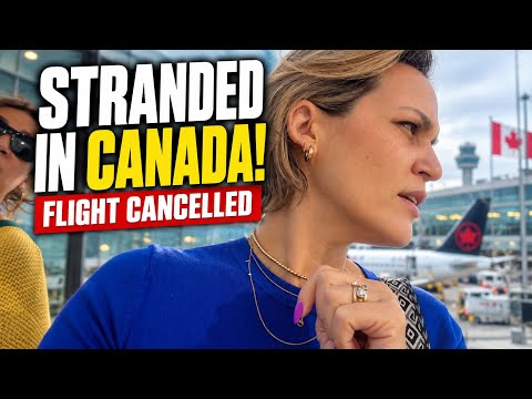Stranded In Canada!!! Cancelled Flights!!! @MeetTheMitchells 