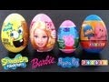 Surprise eggs Pocoyo, Spongebob, Barbie, Peppa ...