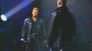 johnny hallyday & cantona "excuse moi partenaire"