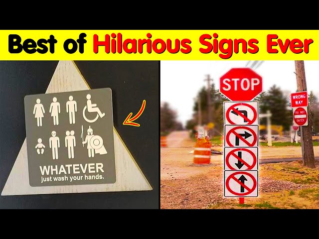 The Best of Signs That Are Way Too Funny SDDEFAULT Thumbnail