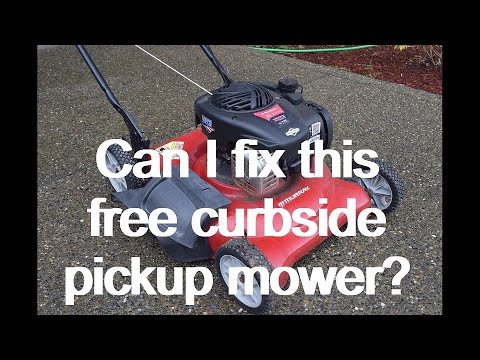 Can I fix this FREE curbside pickup mower? 20200330