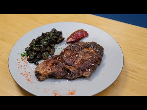 Recette de l'entrecôte aux cèpes 🥩🍄