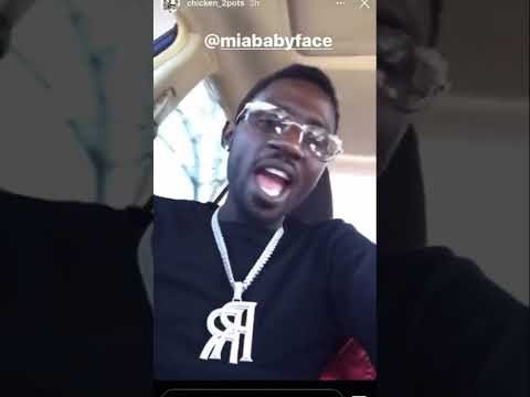 Chicken P listening to Babyface Ray x Trappa #chickenp #Babyfaceray #likeanect