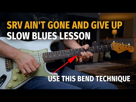 Stevie Ray Vaughan and Albert King Slow Blues Lesson