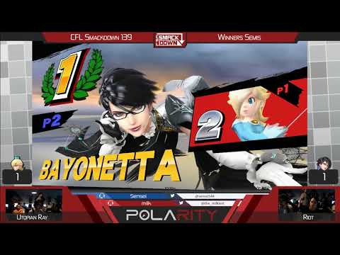 CFL Smackdown 139 WiiU - UtopianRay (Rosalina) vs Riot (Bayonetta) - Winners Semis