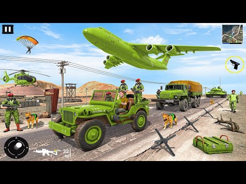 Army Vehicle Transport Truck Games | US Army Transport Game | Cargo Transport Army Game For Android