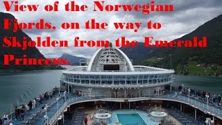 preview picture of video 'On board Princess Cruises, Emerald Princess cruise ship: Dawn in the Norwegian Fjords, Norway'