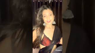 Soumi Ghosh hot dance in black saree
