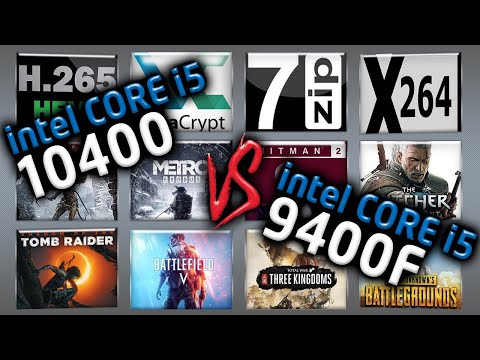 Intel i5 10400 vs Intel i5 9400F Benchmarks – 15 Tests 🔥