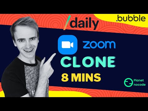 How to create a Zoom clone with Bubble & Daily.co thumbnail