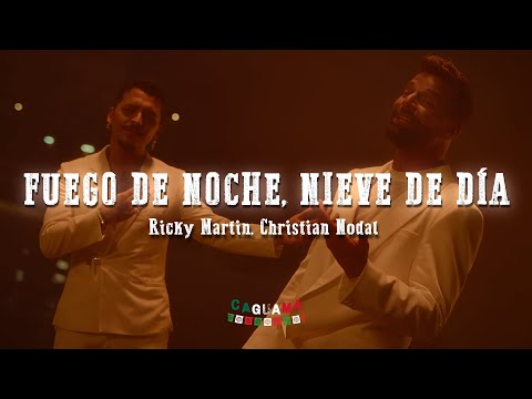 Ricky Martin, Christian Nodal - Fuego de Noche, Nieve de Día (Letra/Lyrics)