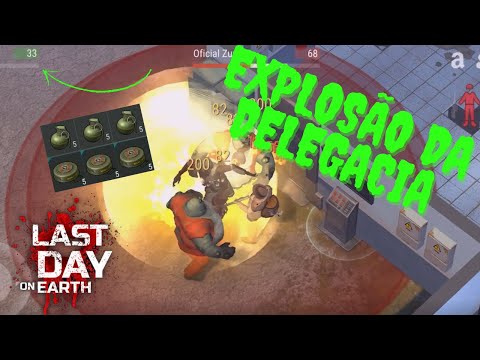 ATUALIZAÇÃO 1.18 Delegacia USANDO MINA TERRESTRE E GRANADA!! - Last day on earth