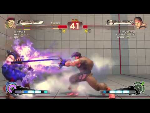 Nox2 (Rolento) vs Gannoon (Ryu) USF4 HD