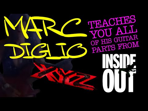 Marc Diglio of XYZ walks through ALL His Guitar Parts from the song Inside Out