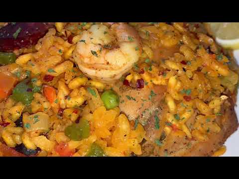 Cook With Me | Paella | Chicken, Shrimp, & Sausage | Dinner Ideas