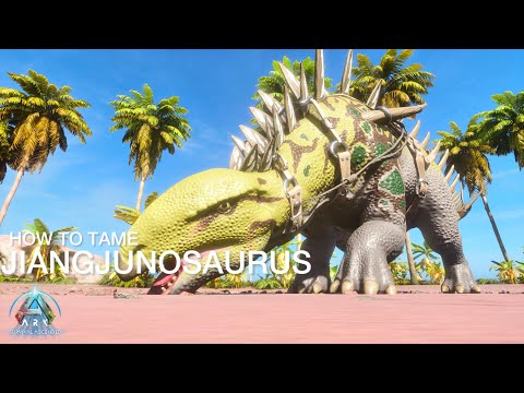 Jiangjunosaurus Taming Guide & abilities in Ark Survival Ascended ll Prehistoric Beasts 2 ASA