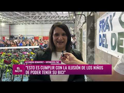 El programa Fray en Bici entregó 200 bicicletas