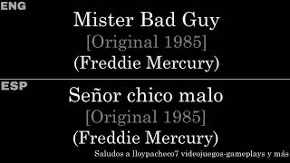 Mr. Bad Guy (Freddie Mercury) — Lyrics/Letra en Español e Inglés