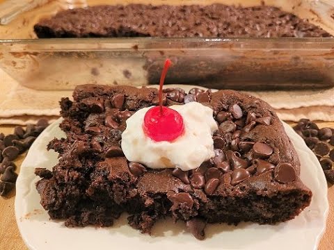 Chocolate Dump Cake Recipe 🍫🍰☕️🍨 4-Ingredient Dessert with Cake Mix & Instant Pudding❤️