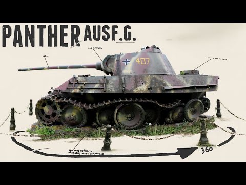 Panther Ausf.G. - Grandmenil - Walkaround.