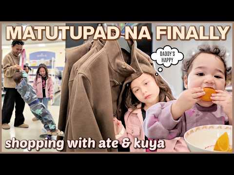 MATUTUPAD ANG MATAGAL NG GUSTO NI MISTER! SHOPPING WITH ATE & KUYA! ❤️ | rhazevlogs