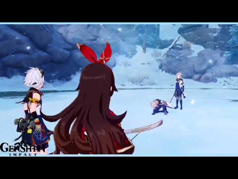 [Genshin Impact] Cryo Albedo Theme and Fight | Shadows admist Snowstorms: Act 3 [1 HOUR EXTENDED]