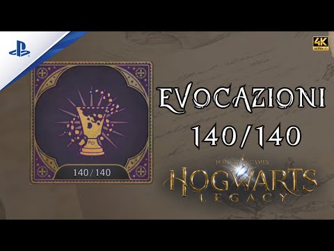Tutte le EVOCAZIONI 140/140. Hogwarts Legacy PS5 ITA