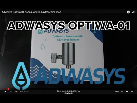 Vattenfilter Adwasys Optiwa 01 Vattenrenare För Kranvatten