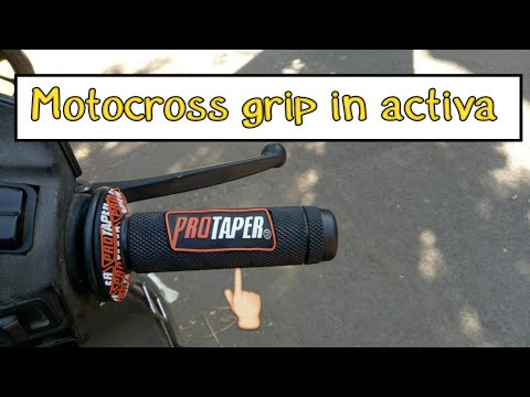 Motocross grip in activa || ProTaper grips