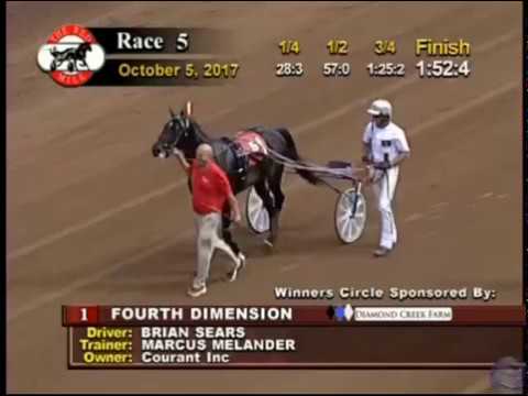 2 yo Fourth Dimension & Brian Sears/Marcus Melander wins in 1.52,4 (1.10,1) at Red Mile.