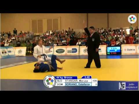Judo 2013 Wold Championship Miami Cadets: Stangar (SLO) - Soriano (DOM) [-44kg] bronze