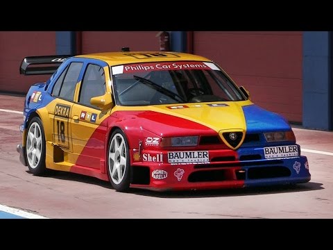 1994 Alfa Romeo 155 V6 Ti DTM Sound - Accelerations, Downshifts & Fly Bys