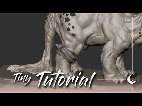 🌙 Zbrush ✣ Creating stylized bandages / #18