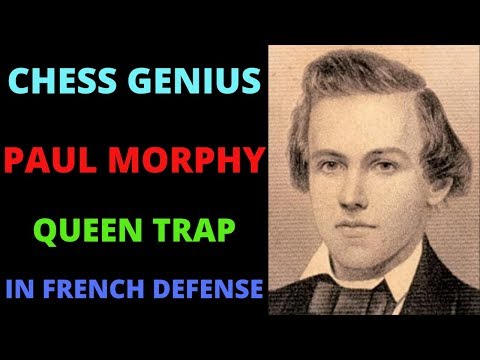 Queen Trap in French Defense!!! James McConnell vs Paul Morphy 1850 | chess king007