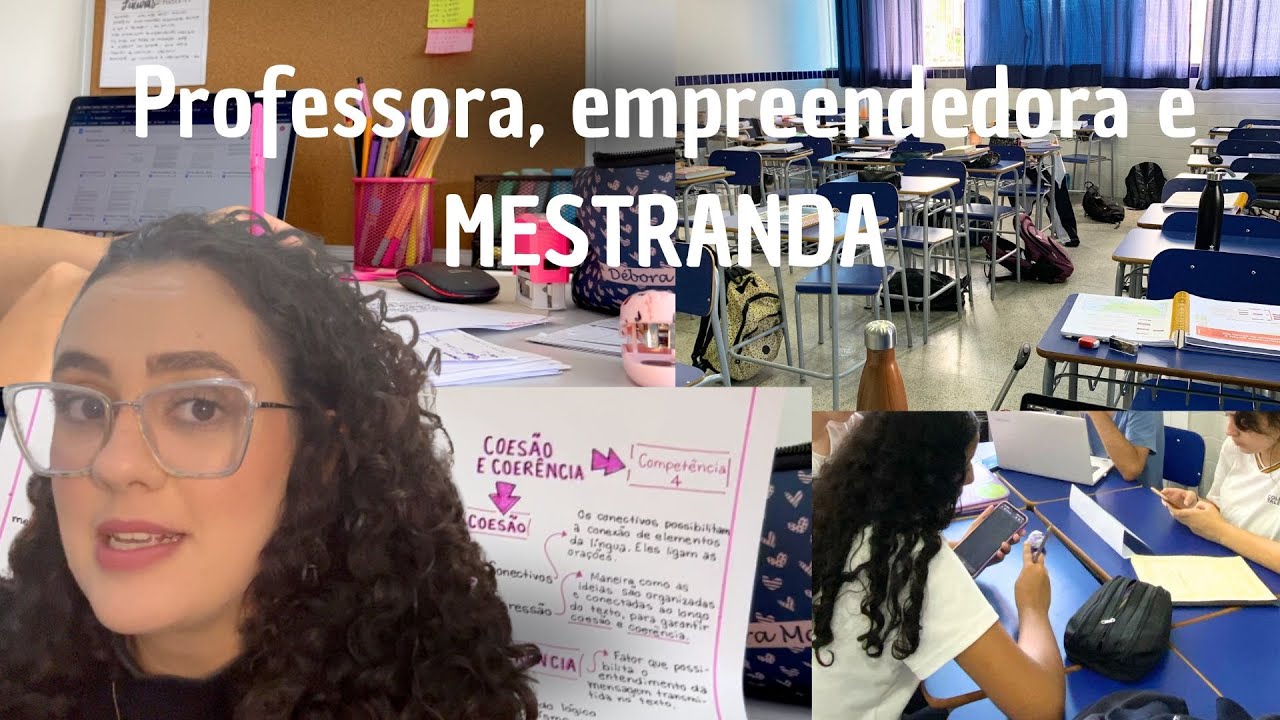 Correções de prova e trabalhos, study vlog versão mestranda e bastidores de uma professora