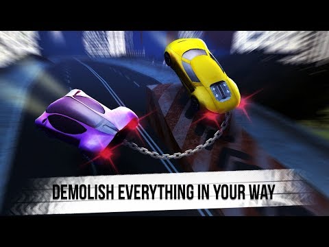 Chained Cars Crash Testing - Mad Racing Gameplay Video Android/iOS