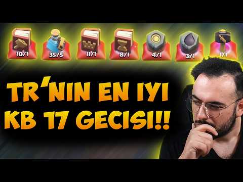 KB 17 FINISHED IN ONE VIDEO! 40 BOOKS! 40 BUILDER'S POTIONS AND RUNES! (CLASH OF CLANS)