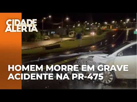 Colisão entre dois carros deixa homem morto em São Jorge d’Oeste