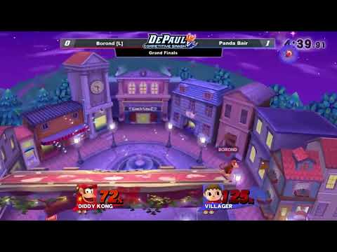 Smashfest #23 SSB4 Grand Finals - Borond (Diddy Kong) vs Panda Bair (Villager)