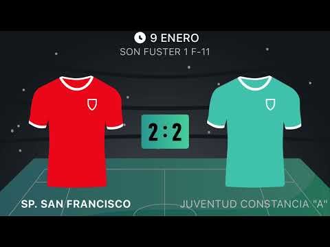 09/01/22 Sp. San Francisco 2 - 2 Joventud Constancia "A" (Infantil 1ª)