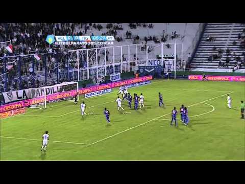 Ocasión Copete. Vélez 0 Tigre 0. Torneo Final 2013. Fecha 11. Fútbol para Todos.