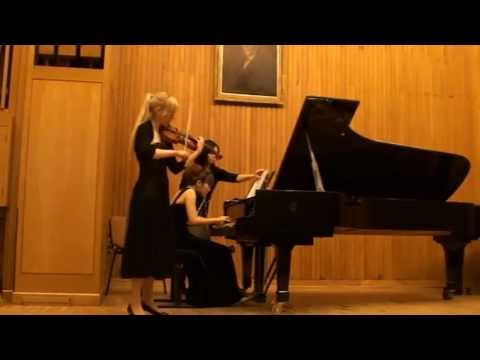 C.Saint-Saens (Ysaye,Eugene)- Etude in the Form of a Waltz Anna Orlik- violin