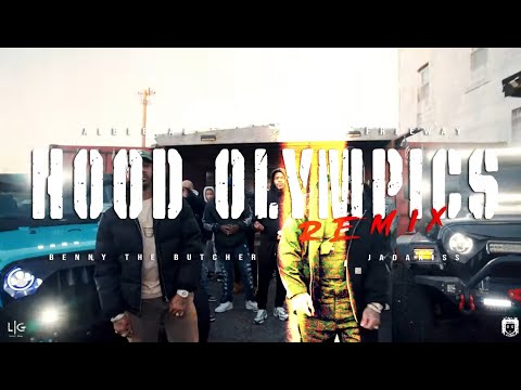 Albee Al, Jadakiss, Freeway - Hood Olympics Remix (feat. Benny The Butcher) (Official Music Video)