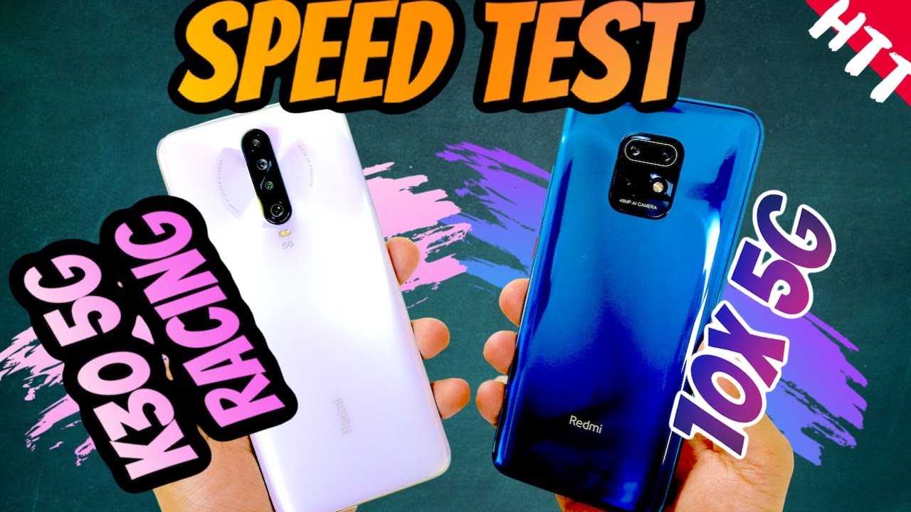 Redmi 10X 5G vs Redmi K30 5G Racing Edition Speed Test, Dimensity 820 vs Snapdragon 768G