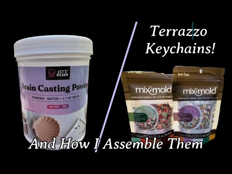 #531 Making Terrazzo Keychains + How I Assemble Them!