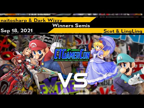 [Smash Ultimate] CT Gamercon (W.Semis) - naitosharp & Dark Wizzy vs Scot & LingLing
