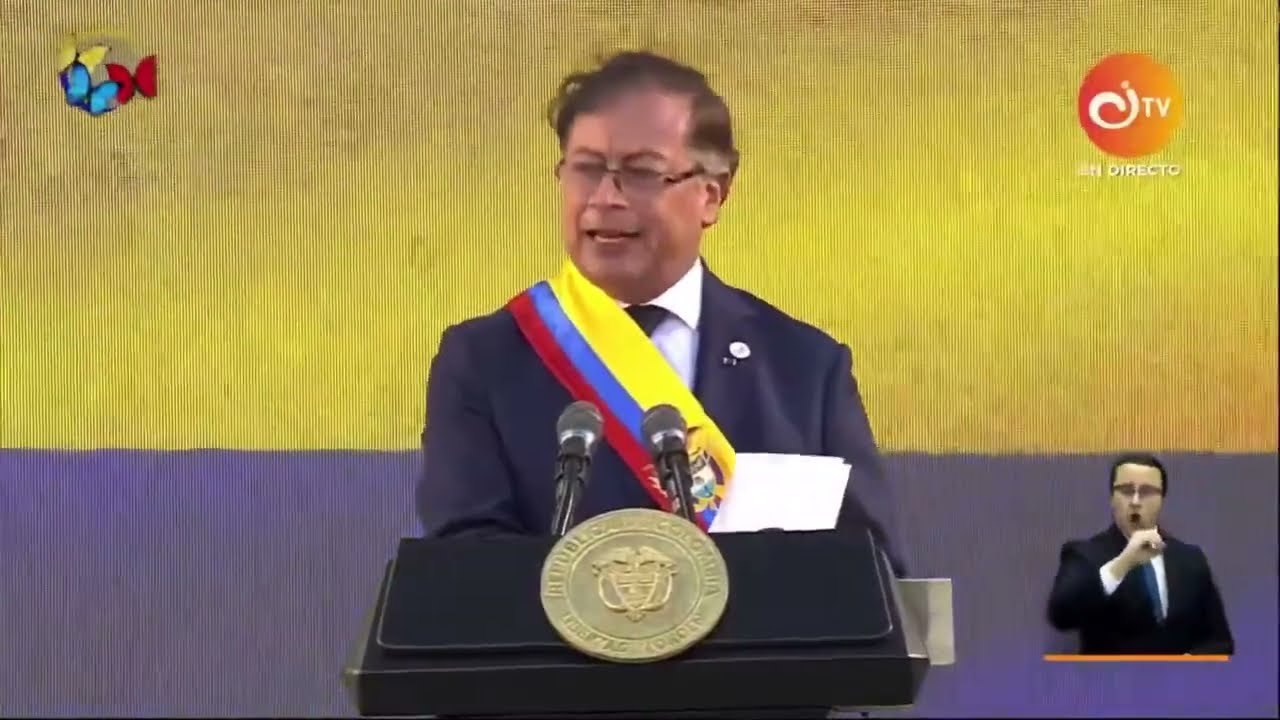 Discurso de posesión de Gustavo Petro como presidente de Colombia