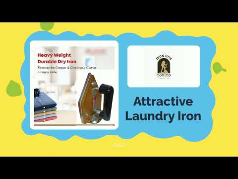 Tovito Heavyweight Laundry Electric Irons, 3.5 kg(8 Pound)