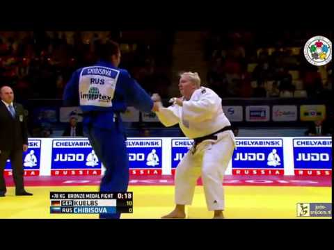 Judo 2015 Grand Slam Baku: Kuelbs (GER) - Chibisova (RUS) [+78kg] bronze