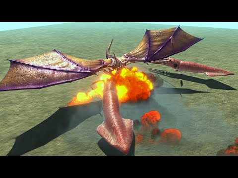 Colossal Squid vs Dragon - Animal Revolt Battle Simulator